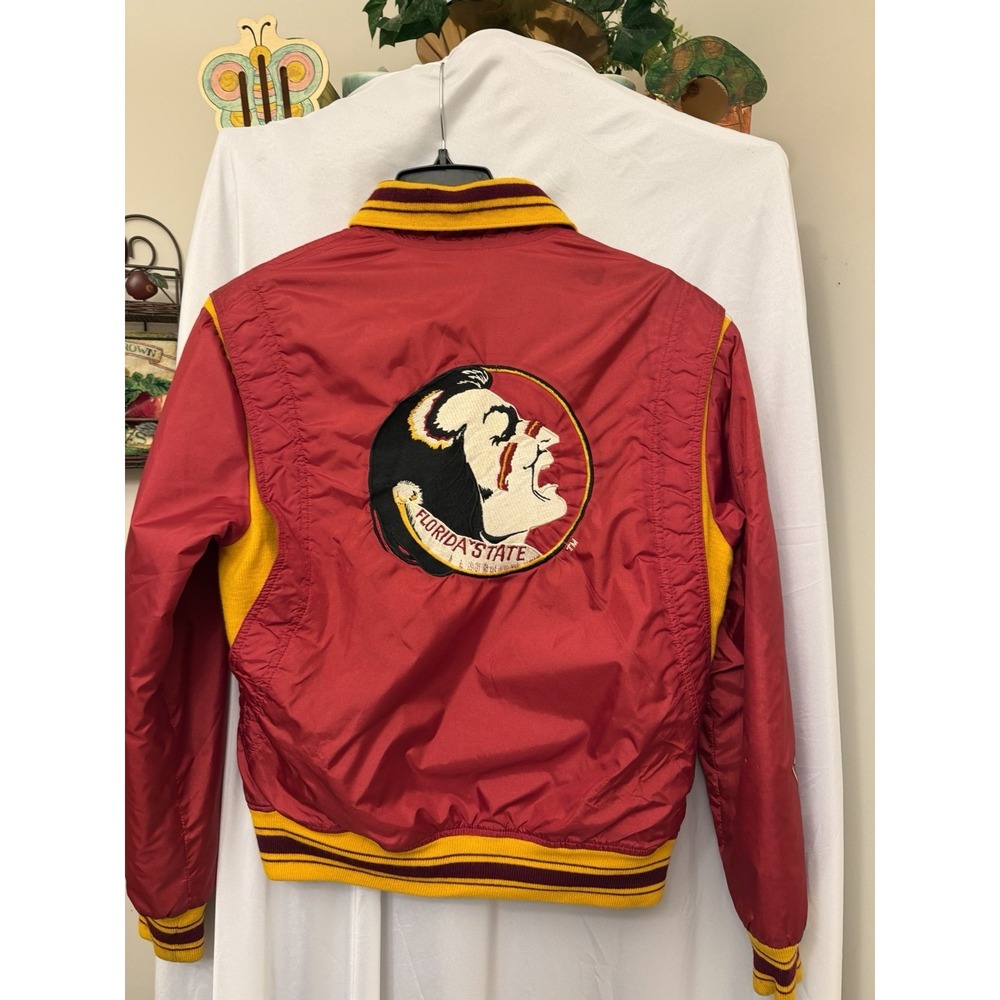 Vintage 1984 Citrus Bowl Fsu State Seminoles Burt Reynolds Embroidered Jacket M View 2